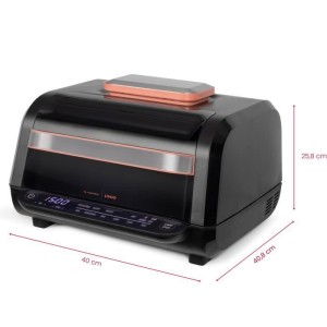 Ölfreie Fritteuse und Grill - LIVOO - Livoo x Marmiton - DOC305 - 6 L - 1500-1700 W - 2 in 1 - 8 Programme - 4 Heizstufen