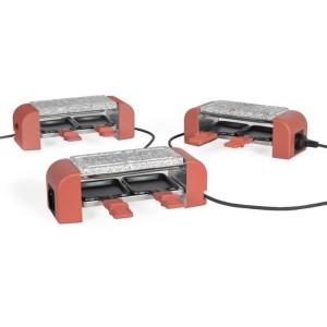 Koppelbares 2-Personen-Raclette - LIVOO - DOC310R - 450 W - 2 Perso...