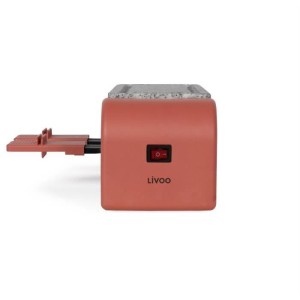 Raclette 2 personnes connectable - LIVOO - DOC310R - 450W - 2 personnes - Thermostat automatique - 2 spatules en bois et 2 caque