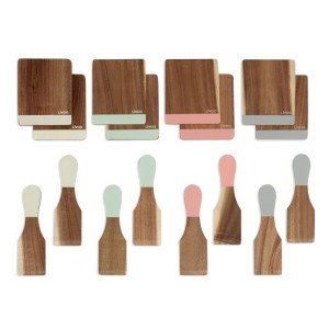 Livoo Set of 8 spatulas + 8 wooden boards - MEN427 |  Accessoires p...