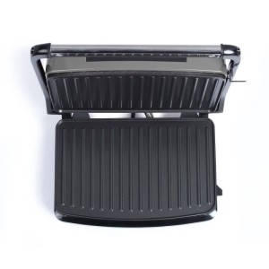 LIVOO DOC232G - Kompaktgrill - 23x15cm - Antihaftbeschichtung - Heizkontrollleuchte - Verstellbares Scharnier