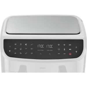 Heißluftfritteuse - MEDION - P20 XXL Twin - 2600 W - 2 Körbe - 9 Programme - Weiß