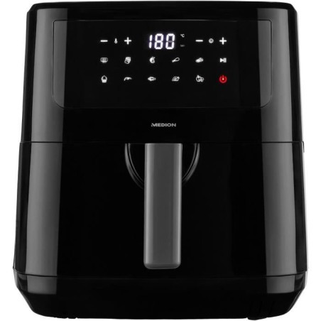 Heißluftfritteuse - MEDION - 50072999 - 2150 W - Touchscreen - 9 Programme - Schwarz