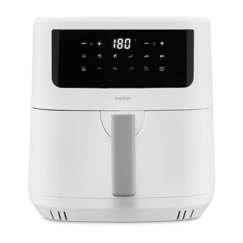Heißluftfritteuse - MEDION - 50073000 - 2150 W - Touchscreen - 9 Programme - Weiß