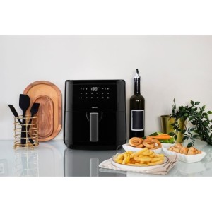 Heißluftfritteuse - MEDION - 50072999 - 2150 W - Touchscreen - 9 Programme - Schwarz