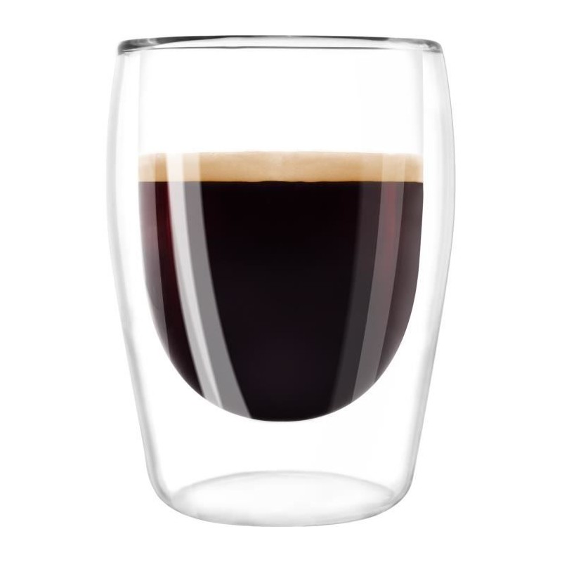 MELITTA 2er-Set für Expresso-Kaffee 80 ml transparent