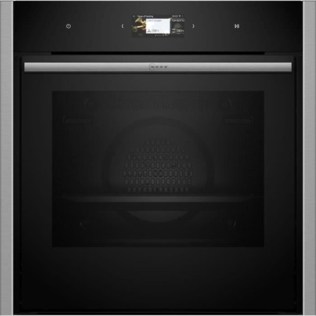 Integrierbarer Multifunktionsofen – Pyrolyse – NEFF – N90 – B64CS71N0 – Schwarz – 4 Glas-Kalttüren – 71 l – 59,