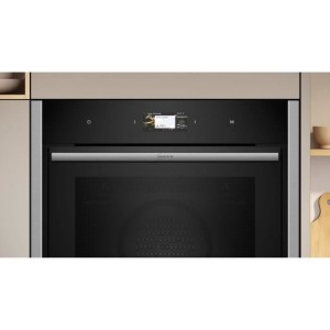 Integrierbarer Multifunktionsofen – Pyrolyse – NEFF – N90 – B64CS71N0 – Schwarz – 4 Glas-Kalttüren – 71 l – 59,