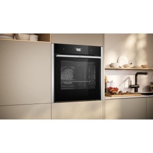 Integrierbarer Multifunktionsofen – Pyrolyse – NEFF – N90 – B64CS71N0 – Schwarz – 4 Glas-Kalttüren – 71 l – 59,