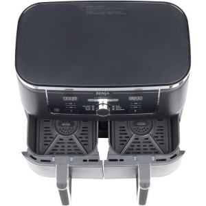 NINJA – Foodi Max – AF400EU – ölfreie DualZone™-Fritteuse – 2470 W – 7,6 l – 2 Garschubladen – 6 Garmodi