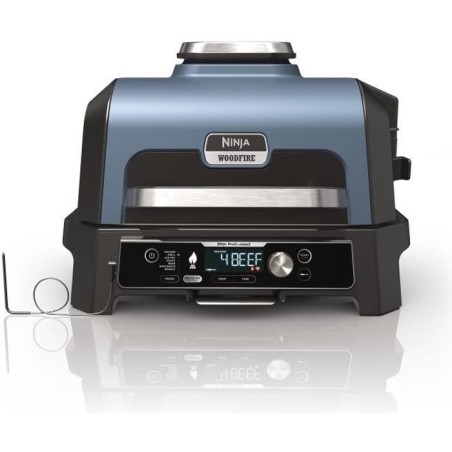 Barbecue électrique et fumoir NINJA - Woodfire Pro Connect XL OG901EU - 7 programmes de cuisson - Thermosonde intégrée
