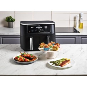 Friteuse sans huile NINJA - Foodi Max Dual Zone AF400EU - Capacité 9,5L - 6 programmes de cuisson - 2470W