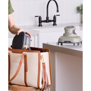 Tragbare ölfreie Fritteuse NINJA – CRISPI – 1,4-l- und 3,8-l-Behälter – 4 voreingestellte Programme – 1400 W – Beige