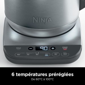 Kettle - NINJA - KT201EU - 3000 W - 1.7 L - Adjustable temperature ...