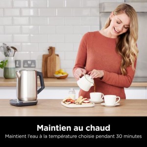 Wasserkocher - NINJA - KT201EU - 3000 W - 1,7 l - Einstellbare Temperatur - Edelstahl