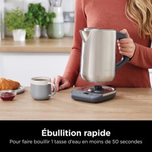 Wasserkocher - NINJA - KT201EU - 3000 W - 1,7 l - Einstellbare Temperatur - Edelstahl