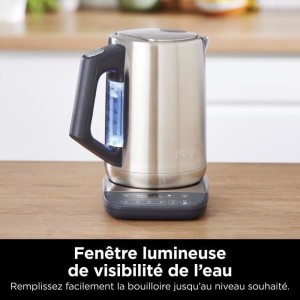 Wasserkocher - NINJA - KT201EU - 3000 W - 1,7 l - Einstellbare Temperatur - Edelstahl