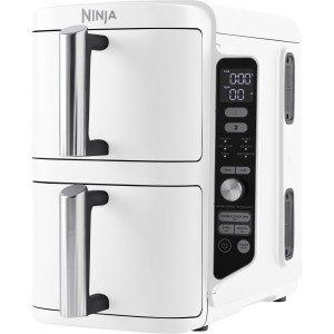 NINJA Heißluftfritteuse – Doppelstapel XL SL400EUWH – 9,5 l Fassung...