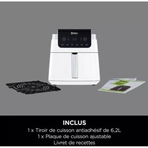 Friteuse sans huile NINJA - Foodi Max AF180EU - Capacité 6,2L - 2000W - Blanc