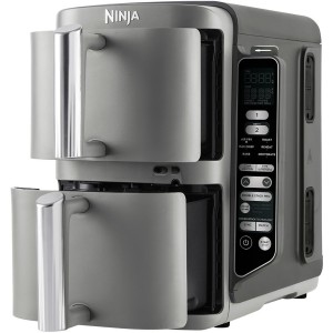 Friteuse sans huile NINJA - Double Stack XL SL451EU - Capacité 9,5L - 6 programmes de cuisson - Thermosonde - 2470W