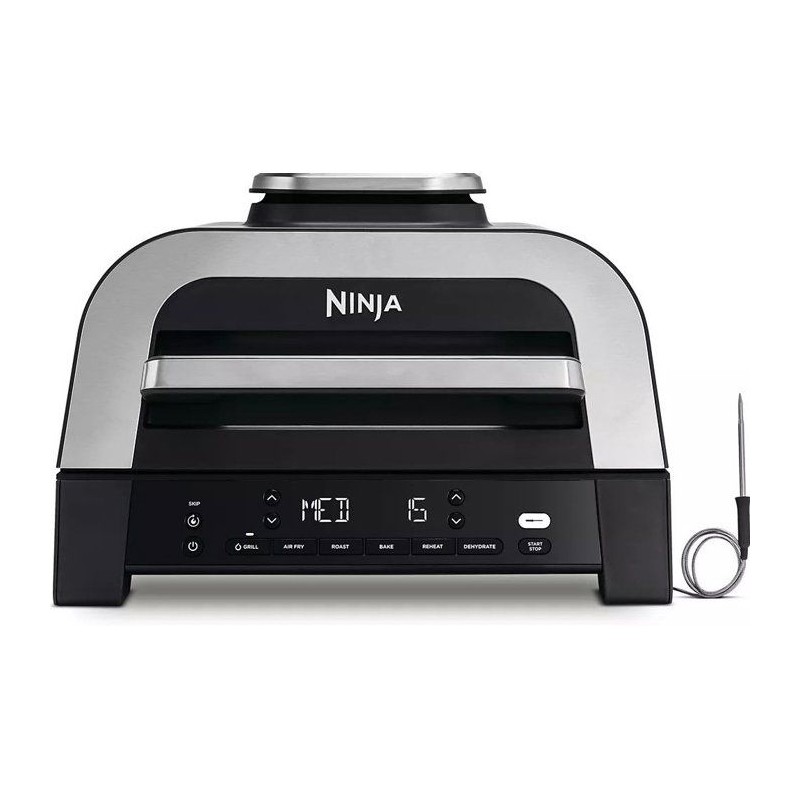 Grill & Ölfreie Fritteuse - NINJA - MAX 6-in-1 DG551EU - 1760 W - 6 Kochmodi - Grau