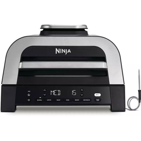 Grill & Ölfreie Fritteuse - NINJA - MAX 6-in-1 DG551EU - 1760 W - 6 Kochmodi - Grau
