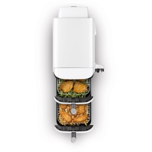 Friteuse sans huile NINJA - Double Stack XL SL400EUWH - Capacité 9,5L - 6 programmes de cuisson - Blanc - 2470W