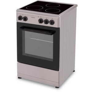 OCEANIC - Glaskeramikherd 50 x 50, Backofen mit natürlicher Umluft, 48L Silberofen