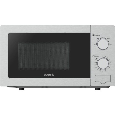 Micro-ondes monfonction OCEANIC MO20S Silver L45x H24 x P32,1 cm 20L