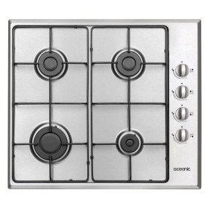 OCEANIC 4-burner table - Stainless steel gas