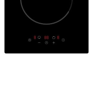 OCEANIC Domino induction noir encastrable - 3500W - 2 Boosters