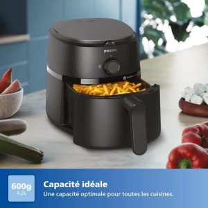 PHILIPS AirFryer NA120/00 Ölfreie Fritteuse – 4,2 l Fassungsvermögen – 12 Kochprogramme – 1500 W