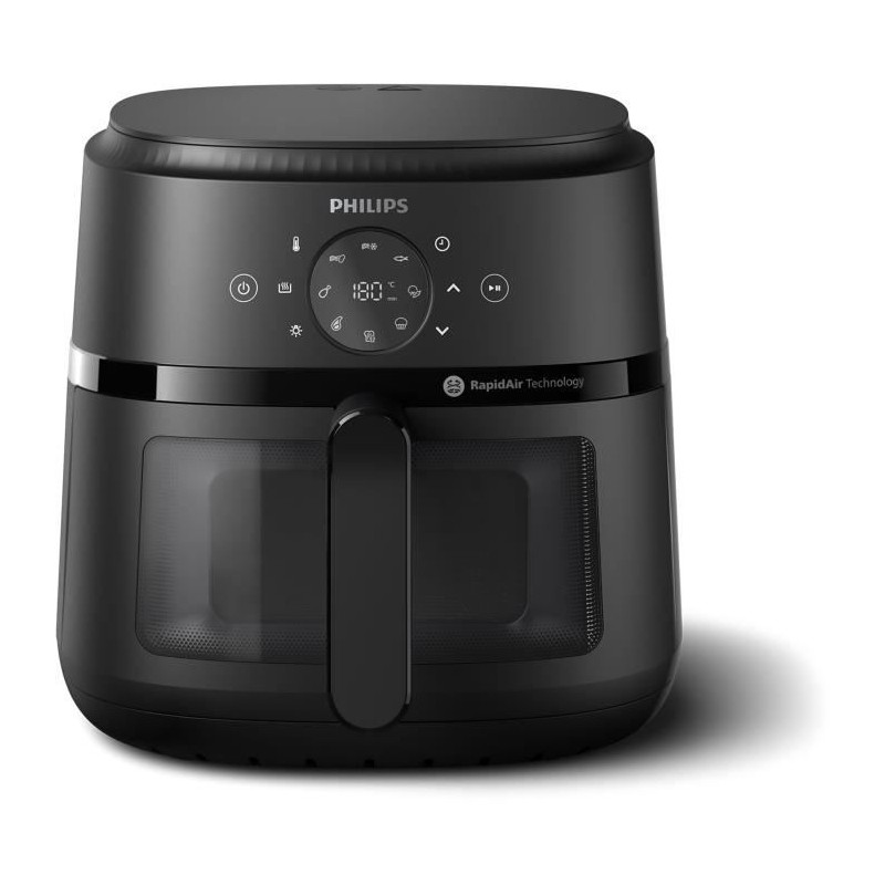 Ölfreie Fritteuse - PHILIPS - AirFryer NA230/00 - Fassungsvermögen 6,2 l - 13 Kochprogramme - 1700 W