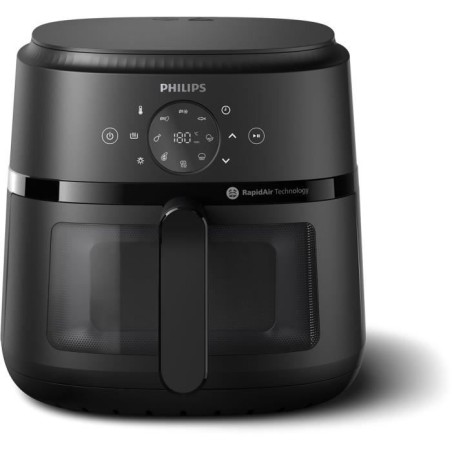 Ölfreie Fritteuse - PHILIPS - AirFryer NA230/00 - Fassungsvermögen 6,2 l - 13 Kochprogramme - 1700 W