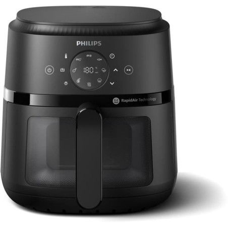 AirFryer - PHILIPS - Serie 2000 - NA220/00 - 4,2 l - 1500 W - 13 Modi - Schwarz