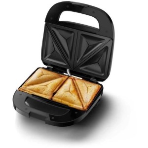 Croque-monsieur machine - PHILIPS - HD2331/90 - 750 W - Triangular plates - Black