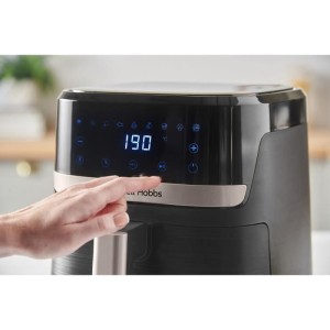 RUSSELL HOBBS SatisFry 27620-56 Ölfreie Fritteuse – 5,5 l Fassungsvermögen – 9 Kochprogramme – 1500 W