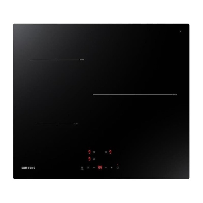 Table induction SAMSUNG NZ63T3706A1/UR - 3 foyers - L59 cm - Zone 28cm