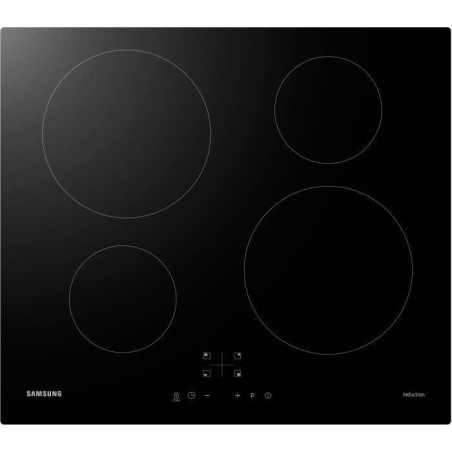 SAMSUNG NZ64M3NM1BB / UR Induktionskochfeld - 4 Zonen - 7200 W - L59 x T57 cm - Glasbeschichtung - Schwarz