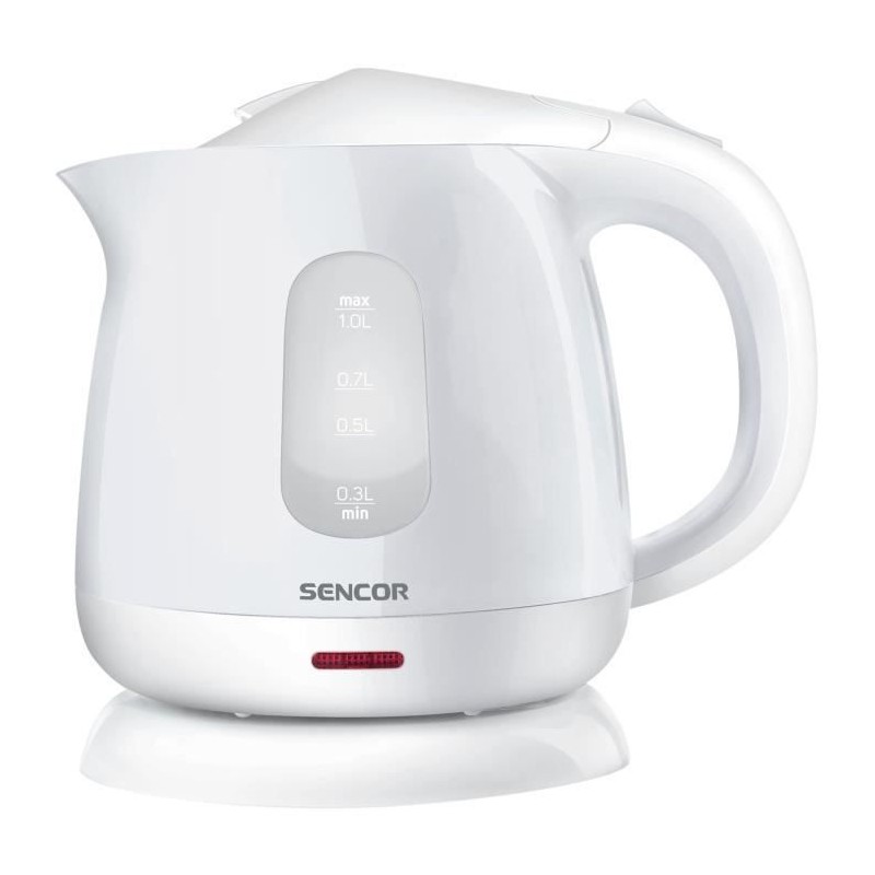 Bouilloire - SENCOR - SWK 1010WH - 1100 W - 1 L - Blanc
