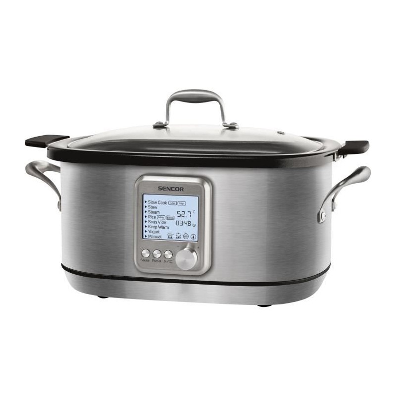 Mijoteuse - SENCOR - SPR 7200SS - 1250 W - 7 L - Argent |  Mijoteur...