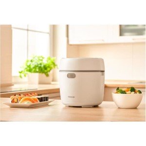 Cuiseur a riz - SENCOR - SRM 0670WH - 350 W - 0,6 L - Blanc |  Reis...