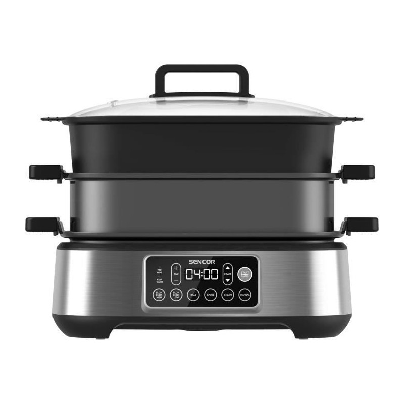 Mijoteuse et grill multifonction - SENCOR - SPR 6300BK - 6 L - Noir...