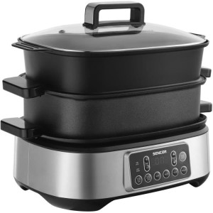 Mijoteuse et grill multifonction - SENCOR - SPR 6300BK - 6 L - Noir...