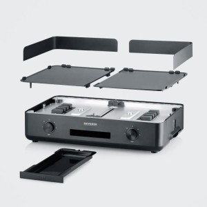Plancha SEVERIN - PG8569 - Surface de cuisson 48x27cm - Revetement céramique antiadhésif - 2200W