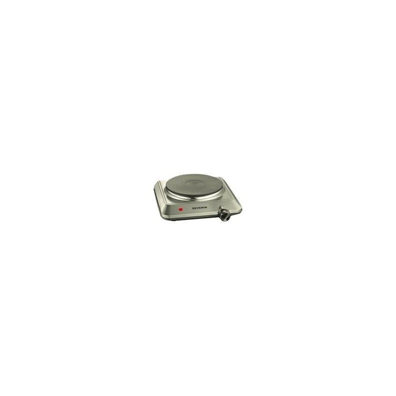 Severin KP1092 Molding - Electric plate 1 500W - Diameter 18 cm - Adjustable thermostat - Ideal Small Kitchen / Stainless steel