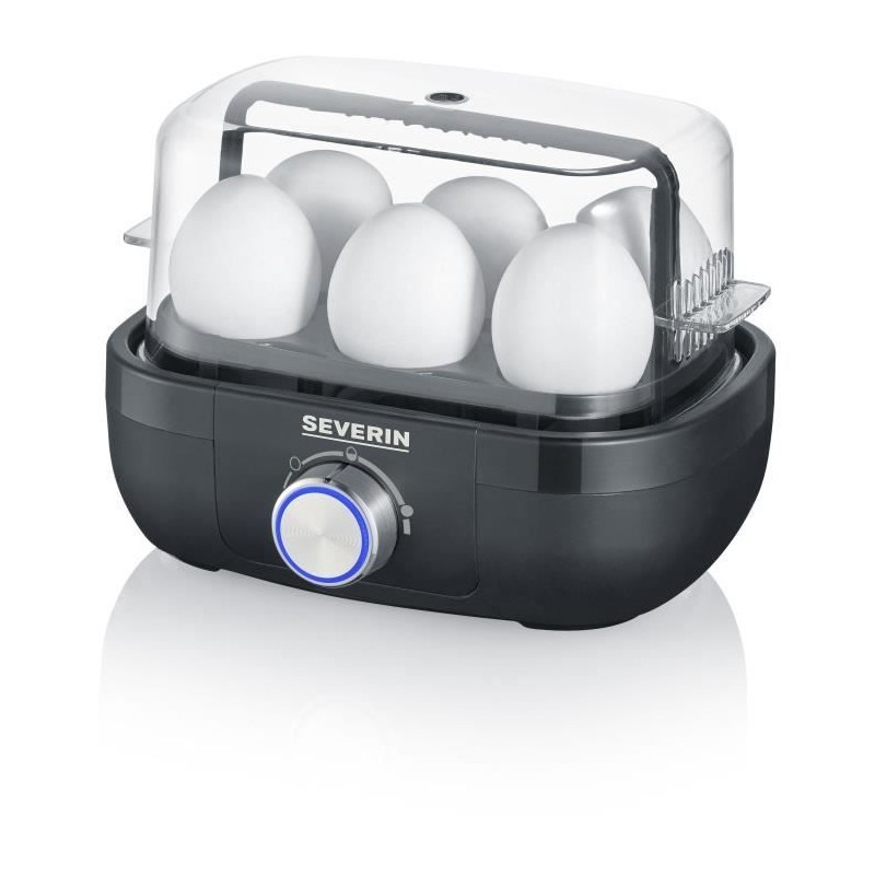 SEVERIN EK3166 Eierkocher für 1 bis 6 Eier - 420 W - Schwarz