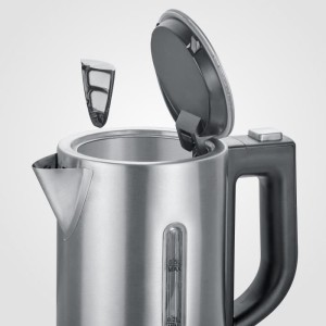 Severin WK3647 Kit Travel kettle - 0.5 L - 1100 W - Stainless steel and black