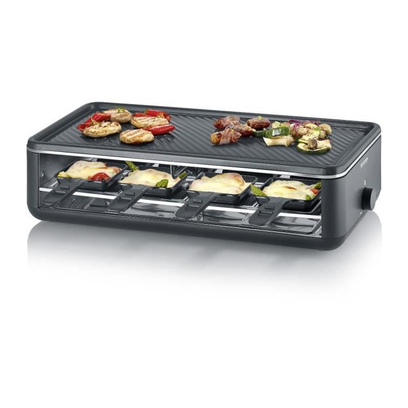 Appareil a raclette SEVERIN - RG2365 - Jusqu'a 8 personnes - Revetement céramique - 1300W