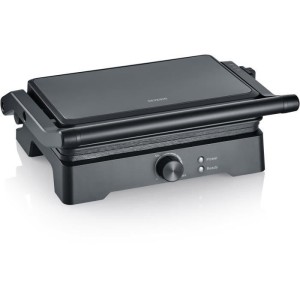 SEVERIN Grill - KG2391 - Grillfläche 28x17cm - Öffnung 180°C - 1800W